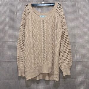 Size small She + Sky cream sweater.